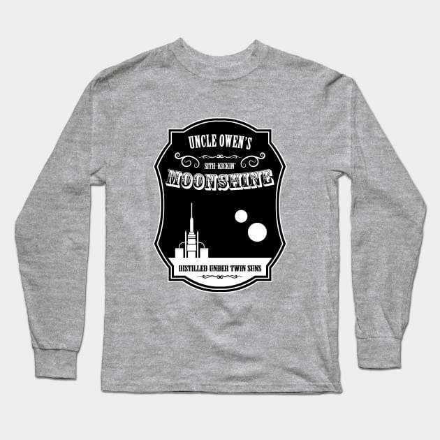 Uncle Owen's Moonshine Long Sleeve T-Shirt by GloopTrekker